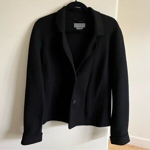 Anthropologie black short sweater jacket